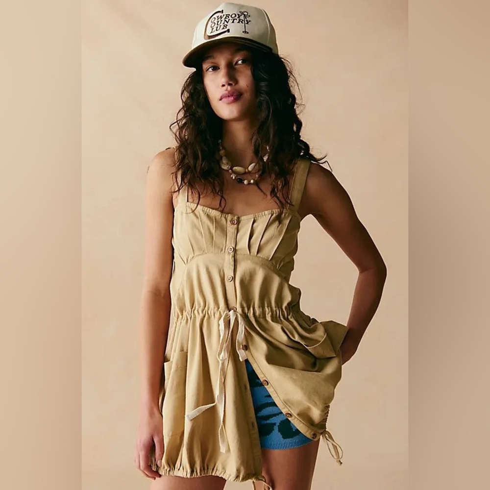 Free People free-est Taste of Sunlight Tunic Size Medium